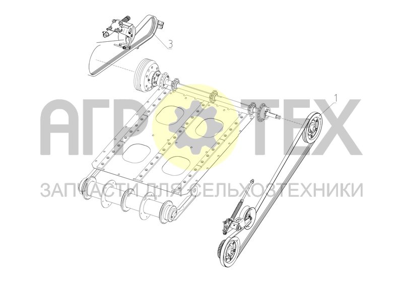 Чертеж Приводы наклонной камеры (S340.03.03.000Ф)